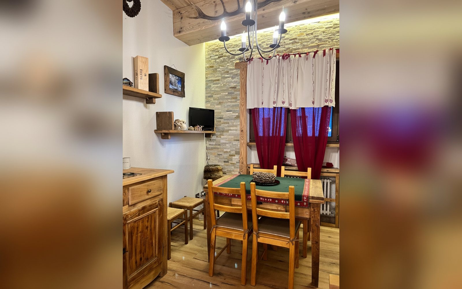 Nido di Cloe, cucina e zona pranzo